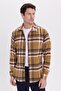 Men's Slim Fit slim fit checkered winter lumberjack shirt - 5