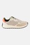 Men Brand Logo Lace Up Shoes, Beige - 4