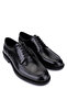 Men's Genuine Leather Black Opening Classic Shoes - 2