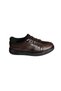 Yazkiş Men's Black Brown Leather Elastic Thermo Sole Casual Shoes - 2