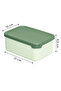 Set of 12 Rectangular Storage Containers (0.43Ml-0.83Ml-1.6L-2.6L) Microwave and Freezer Compatible - 6