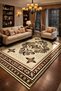 Sdt Traditional Peeling Effect Patterned Woven Base Modern Decorative Carpet Sdt229 - 2