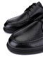 Men's Genuine Leather Black Classic Shoes - 3