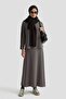 طقم محبوك مخطط 25KD1163 أنثراسيت - 2