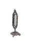 Silver Polyresin Table Mirror 15x10x31 cm - 2