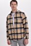 Men's Regular Fit Comfortable Cut Winter Plaid Lumberjack Shirt - 2