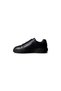 Men's Leather Comfortable Sole Round Toe Calvin Letter Detail Black Sneakers HM0HM02070-0GJ - 4