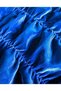 Women's Ruched Detail Velvet Dress - 4