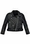 Biker Leather Jacket with Zipper and Belt Detail - 3