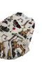 Boy's Cotton Two-Thread Sh Fleece-Lined Cream Color Work Machine Patterned Pajama Set - 5