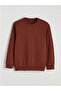 Lcwaikiki Classic Navy Blue Crew Neck Men's Thick Sweatshirt - 3