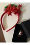 New Year's Crown with Sequins, Bell, and Stars - Christmas Set with Santa Claus, Dog, Deer, Snowman