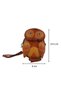 Handmade Genuine Leather Owl Design Zippered Women's Wallet |   Coin Card Key Bag Md 1 - 7