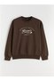 XSIDEBicycle Crew Neck Sweatshirt سميك مطبوع للرجال - 7