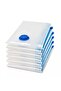 7-Piece Vacuum Space Saver Reusable Sealer Storage Bag With Suction Pump Multicolour 60x80cm - 2