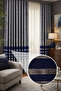 Luxury Panafon Curtain – 2 Panels – 1 into 3 Pleats – 100 cm Width – Chenille Detailed – Modern - 3