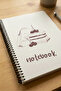 A5 Spiral 3-Pack Unlined Notebook Set - 14.8 X 21 cm 40 Sheets Notebook Cherry Series - 3