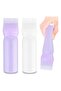 Precision Hair Dye Applicator Set 6 Ounce Root Comb Bottle with Graduated Scale Purple