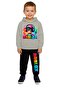 Roblox Printed Children's Tracksuit Set 3 Thread Ş Fleece-Lined Cotton Fabric Hooded