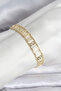 Gold Color Maze Model Women's Bracelet - Ebj251219W38849