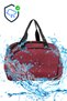 Modern Fabric Fully Lined Foam Travel and Sports Bag, Portable in Hand and on Shoulder, Burgundy - 2