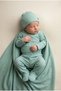 Organic Cotton 4-Piece Newborn Baby Girl Boy Hospital Discharge Set/Newborn Baby Outfit