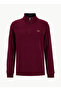 Mock Neck Claret Red Men's Sweatshirt 261 Lcm 241069 Westorn Claret Red