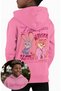 Hopps Ve Wilde Sırt Printed Hooded Children's Sweatshirt, Unisex Zootapia Written Hoodie