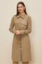 Velvet Tunic with Waist Tie 46007