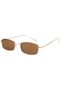 Vintage Small Rectangle Sunglasses Women Men Retro