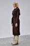 Acı Kahve Regular Fit Windbreaker Detailed Trench Coat 46636 - 6