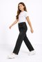 275-12-25 Girl's Stone Embroidered Straight Leg Jeans Pants Age 6/12 - 5