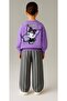 Girl's 2-Piece Tracksuit Set Printed Sweatshirt Bottom Loose Fit Comfortable Fit - 3
