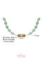 Certified Aventurine Stone 6 mm Macrame Necklace - 3