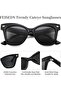 Trendy Polarized Sunglasses Retro Cateye Frame for Women UV400 Protection Shades - 4