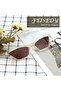 Small Cat Eye Sunglasses Vintage Square Shade Women Eyewear B2291 - 2