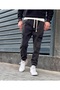 Battal Large Size Jeans Elastic Waist and Legs Flexible Stretch Fabric Jogger Smoked Anthracite - 4