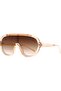 Oversized One Piece Frame Sunglasses