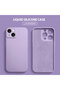 iPhone 15 Compatible Velvet Inside Camera Raised Silicone Phone Case