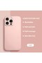 iPhone 15 Pro Max Compatible Velvet Inside Camera Raised Silicone Phone Case - 3