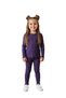 Girl's School Casual-Daily Ribbed Knit Comfortable Fit Full Flexible Wear-Go Practical Bottom-Top Two-Piece Set - 2