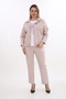 Women's Powder Summer T-Shirt with Snap Fasteners and Elastic Waist Printed 3-Piece Set