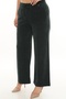 Women's Winter Emerald Green Velvet Trousers with Bee Accessories and Stone Detailing on the Cuffs - 3