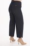Women's Navy Blue Seasonal Loose-Fit Jeans with Wide Legs and Accessories - 5