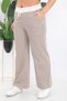 Women's Mink Summer Elastic Waist Straight Pants - 3