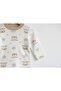 Sweet Teddy Bear Printed Pajama Children's Set - 4