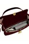 NORA Women's Suede Baguette Handbag with Single Shoulder Strap and Special Locking System - 6