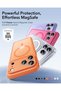 Apple iPhone 17 - 18 Pro Max Classic Hybrid Magsafe Case - Camera Control Button - Orange - 2