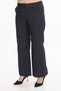 Women's Navy Blue Seasonal Special Denim Fabric Loose-Fit Trousers - 3