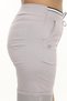 Women's Stone Summer Lace-Up Stoned Elastic Bermuda Shorts - 3